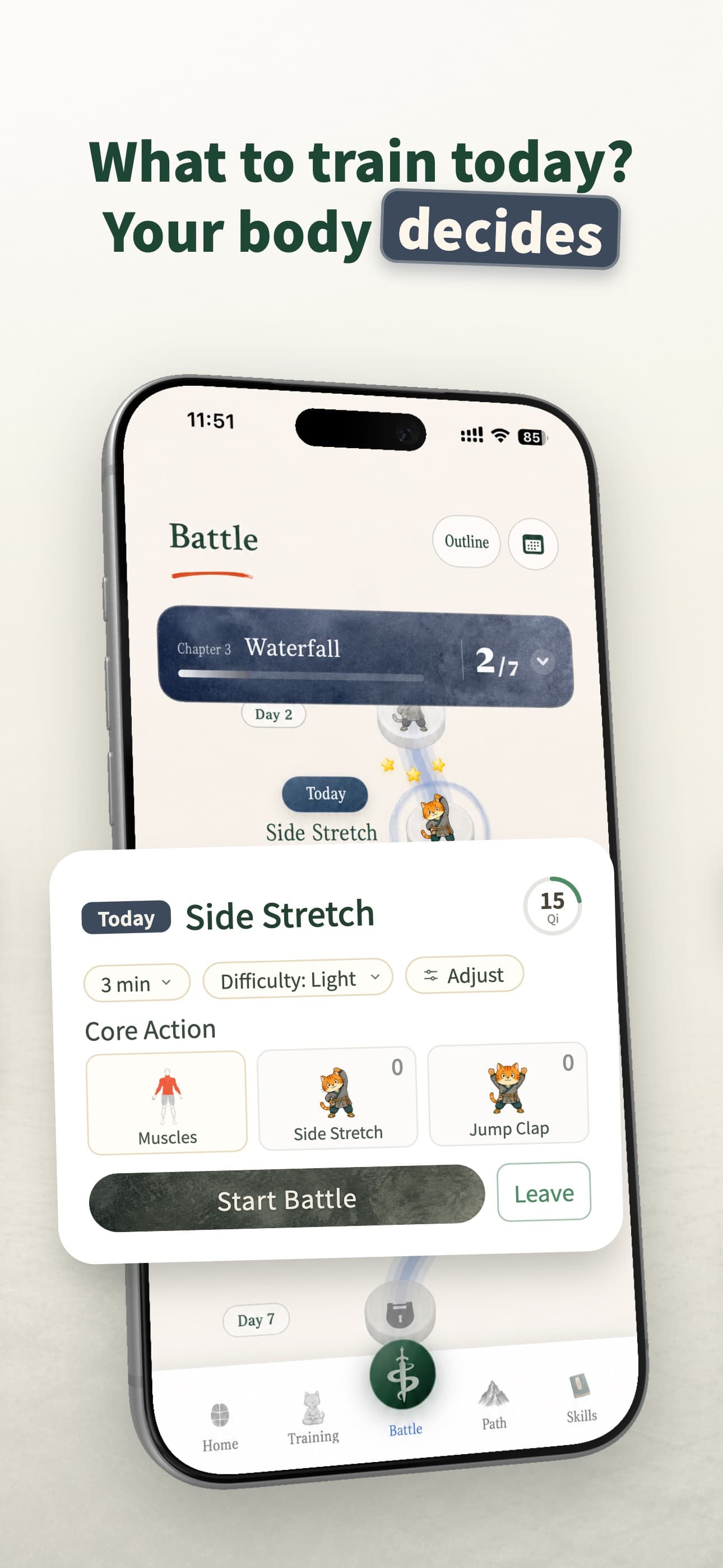 Battle stages